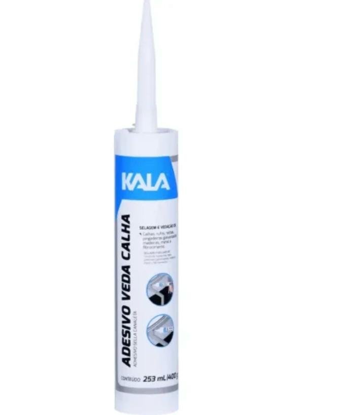 ADESIVO VEDA CALHA ALUMINIO 249ML/260GR - KALA