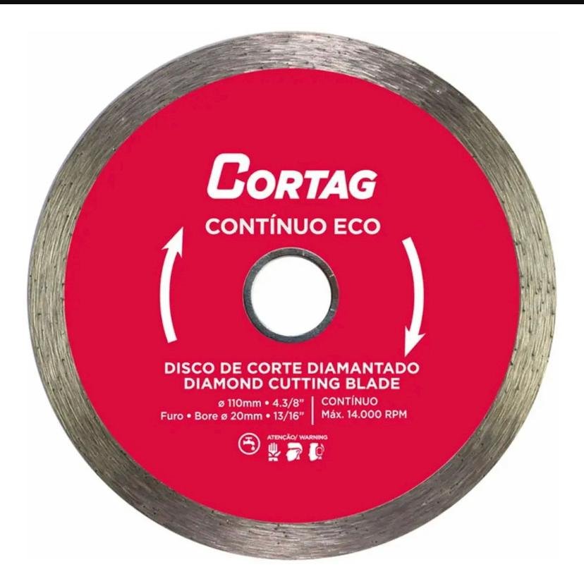 DISCO DIAMANTADO CONTINUO ECO - CORTAG